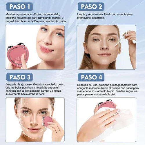Masajeador Facial Con Microcorriente