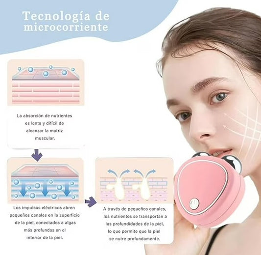 Masajeador Facial Con Microcorriente