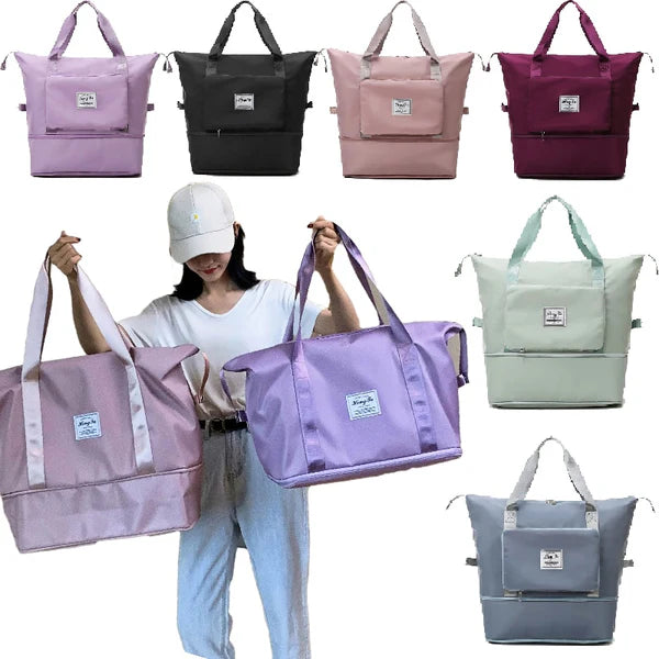 BOLSO DE VIAJE PLEGABLE Y EXPANDIBLE 3 EN 1