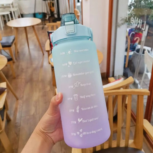 Botella De Agua Motivacional 2000ml