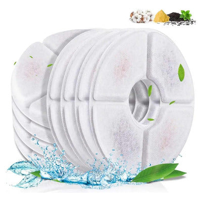 Filtro Fuente Agua Bebedero Mascotas (Pack de 4)