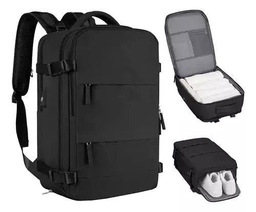 Mochila de Viaje 40L con Puerto USB VIRAL TIKTOK