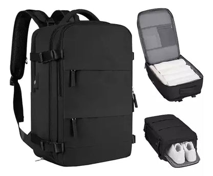 Mochila de Viaje 40L con Puerto USB VIRAL TIKTOK