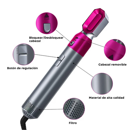 Airbrush Multistyler Secador 5 En 1